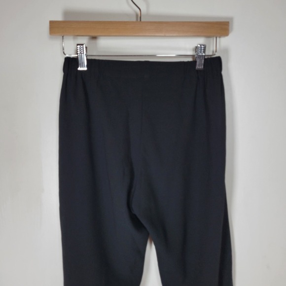 Aritzia Babaton Dexter Japanese Crepe Black High Rise Ankle Pants XS Minimalist - Picture 7 of 7